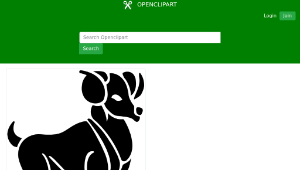 openclipart圖庫：Aries drawing 4-資源代表圖