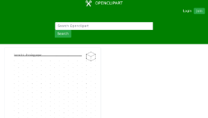 openclipart圖庫：isometric drawing sheet - A4-資源代表圖