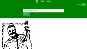 openclipart圖庫：butcher gives the bird-資源代表圖