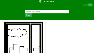 openclipart圖庫：Simple window-資源代表圖