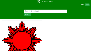 openclipart圖庫：prize ribbon red縮圖