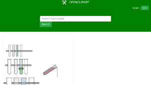 openclipart圖庫：Some more test tubes縮圖