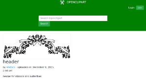 openclipart圖庫：header縮圖