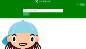 openclipart圖庫：Cappy Boy-資源代表圖