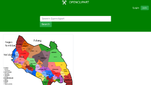 openclipart圖庫：Johor State Legislative Assembly Constituencies-資源代表圖
