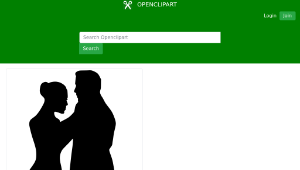 openclipart圖庫：Dancing couple 21-資源代表圖