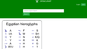 openclipart圖庫：Hieroglyphs-資源代表圖