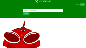 openclipart圖庫：Ant Alient-資源代表圖