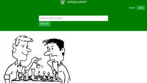 openclipart圖庫：Chess coloring book  / Dibujo Ajedrez para colorear -8--資源代表圖