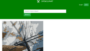 openclipart圖庫：Power pole in potrero hill-資源代表圖