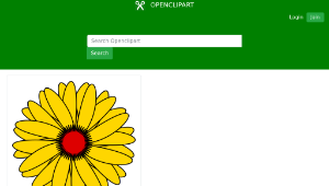 openclipart圖庫：Flower path #3縮圖