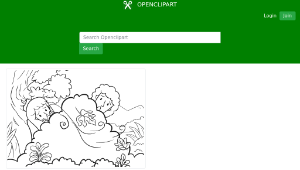 openclipart圖庫： Genesis 3:1-15 03縮圖