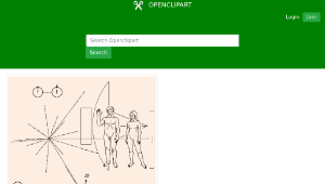 openclipart圖庫：Pioneer Plaque縮圖