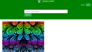 openclipart圖庫：Abstract Folds Background Colorized縮圖