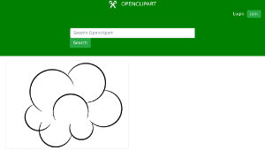 openclipart圖庫：Cloud 2-資源代表圖