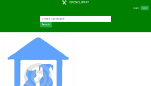 openclipart圖庫：blue house-資源代表圖