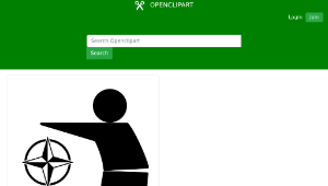 openclipart圖庫：Stop NATO縮圖