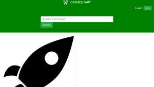 openclipart圖庫：Rocket-資源代表圖