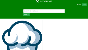 openclipart圖庫：chef's hat-資源代表圖