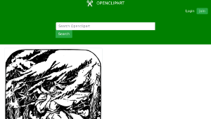openclipart圖庫：Lady on a Polar Bear-資源代表圖