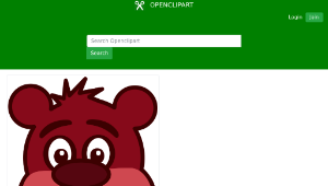 openclipart圖庫：Bear-資源代表圖