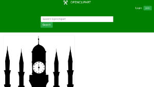 openclipart圖庫：Clock Tower-資源代表圖