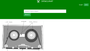 openclipart圖庫：Inside a Tape-資源代表圖