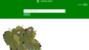 openclipart圖庫：begonia-01-資源代表圖
