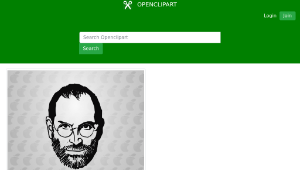 openclipart圖庫：steve jobs-資源代表圖