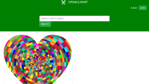 openclipart圖庫：Geometric Love