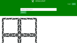 openclipart圖庫：Trendy Frame 4-資源代表圖
