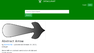 openclipart圖庫：Abstract Arrow縮圖
