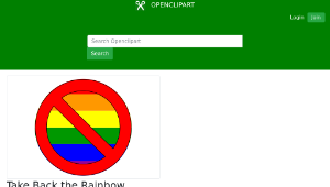 openclipart圖庫：Take Back the Rainbow縮圖