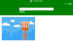 openclipart圖庫：Tirtanadi Water Tower-資源代表圖