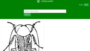 openclipart圖庫：cockroach縮圖