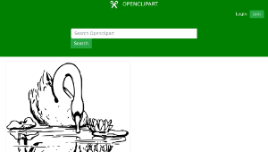openclipart圖庫：Swan 2-資源代表圖