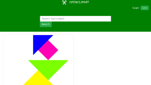 openclipart圖庫：Tangram-資源代表圖
