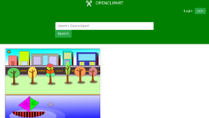 openclipart圖庫：PEQUENA CIDADE - CENARIO 1縮圖