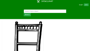 openclipart圖庫：Old furniture 2縮圖