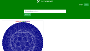 openclipart圖庫：Concentric Circle Symmetry縮圖