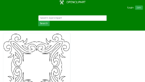 openclipart圖庫：Decorative Square Frame 2-資源代表圖