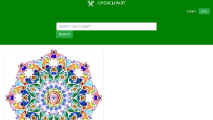openclipart圖庫：Hexagonal Tessellation Design-資源代表圖