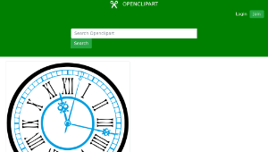 openclipart圖庫：Viejo Reloj縮圖