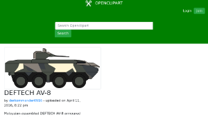openclipart圖庫：DEFTECH AV-8縮圖