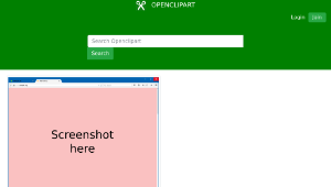 openclipart圖庫：browser mockup-資源代表圖