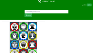 openclipart圖庫：Poster Chess Patterns / Poster Patrones Ajedrez de Colores縮圖