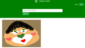openclipart圖庫：heartful valentines day-資源代表圖