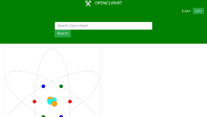 openclipart圖庫：Animated Atom