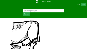 openclipart圖庫：udder - lineart-資源代表圖