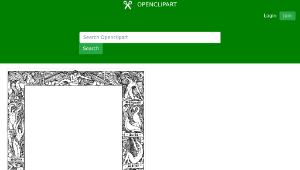 openclipart圖庫：Greek mythology frame縮圖